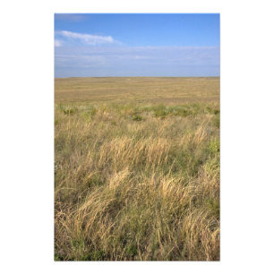 Grassland prairie east of Sidney, Nebraska. Photo Print