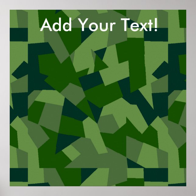 Grassy Camo Poster (Front)