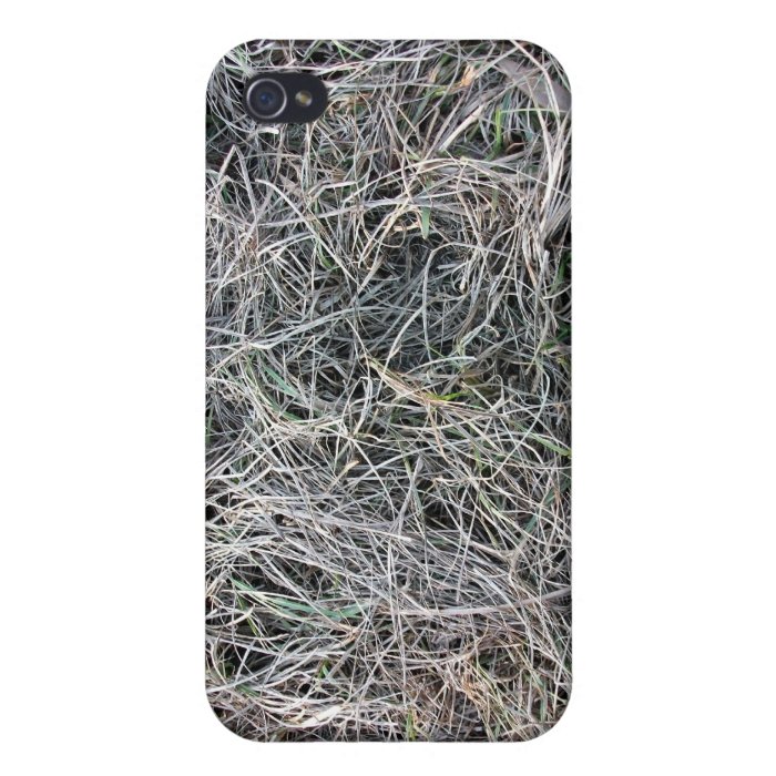 Grassy Ground With Mostly Dead Grass iPhone 4/4S Cases