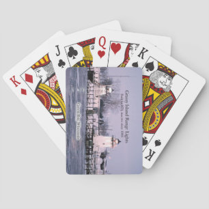 Grassy Island Range Lights playing cards