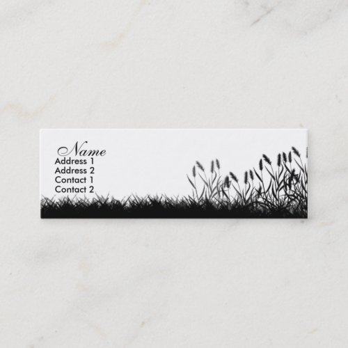 Grassy Profile Card Business Card Template