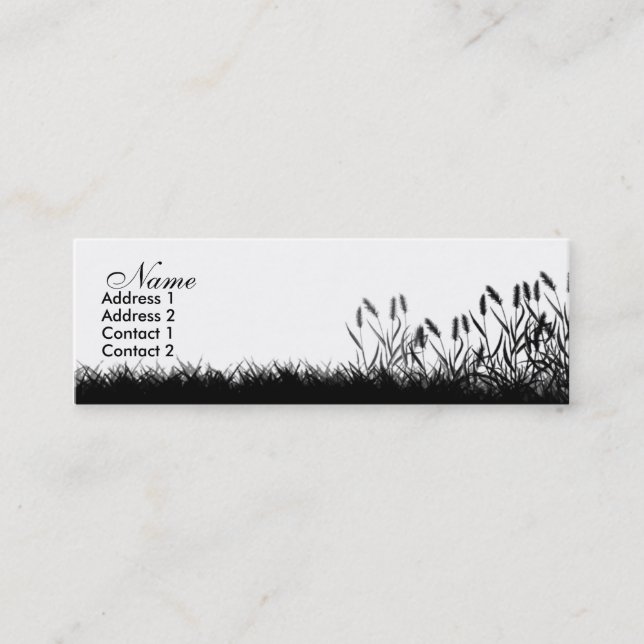 Grassy Profile Card (Front)