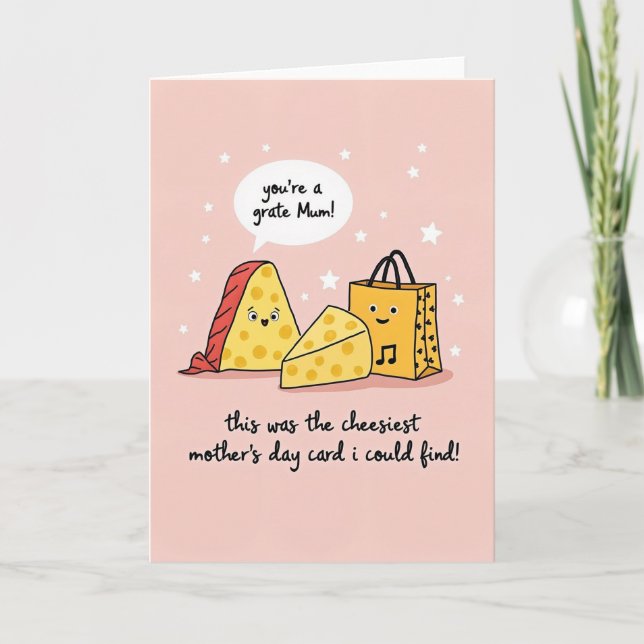 Grate Mums Day Cheese Gift Card (Front)