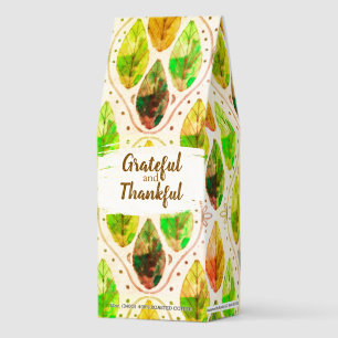 Grateful and Thankful Fall Coffee Bag