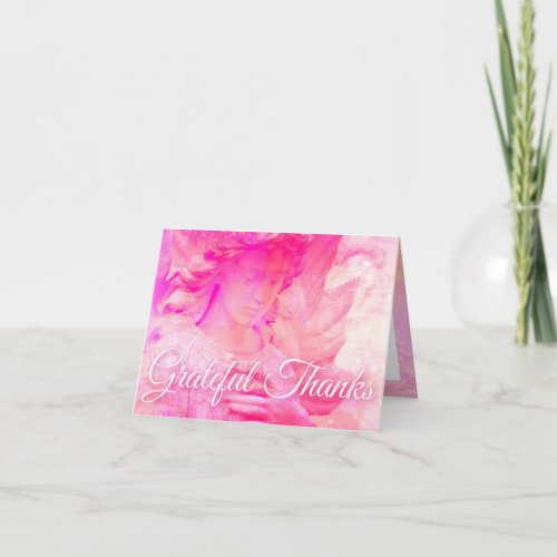 Grateful Angel notecard wcolorful indoor