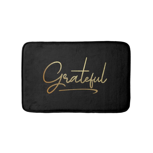 Grateful Bath Matt Bathroom Mat (Front)