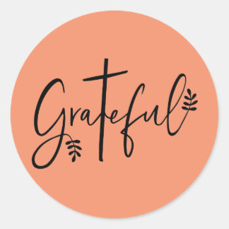 Grateful Classic Round Sticker
