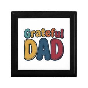 Grateful Dad Retro Bubble Letter Shirt Design_1 Gift Box