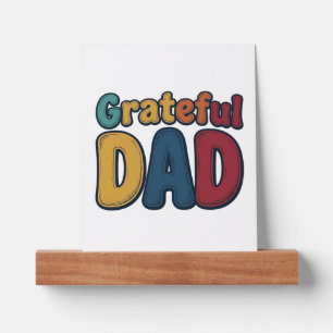 Grateful Dad Retro Bubble Letter Shirt Design_1 Picture Ledge