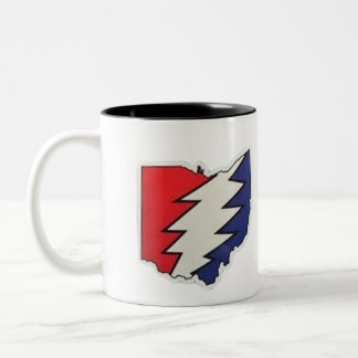 "Grateful Dead & the Psychedelic Revolution: Jerry Two-Tone Coffee Mug