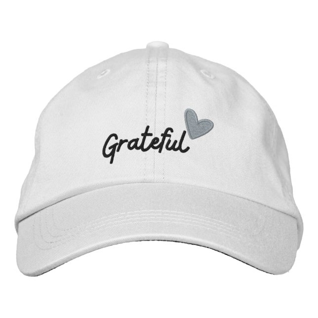 Grateful Embroidered Hat (Front)