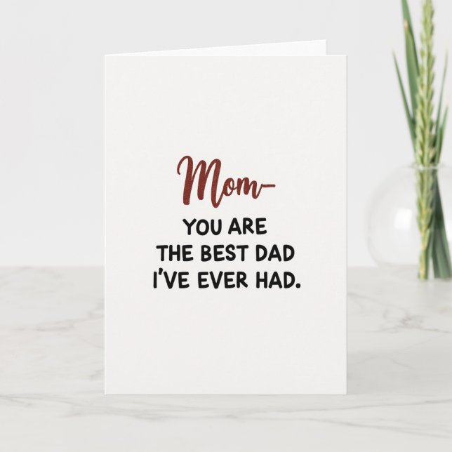Grateful Fathers Day Glitter Card (Front)