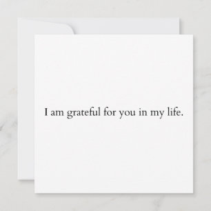 Grateful Flat Note Card