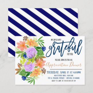 Grateful For You Appreciation Invitation