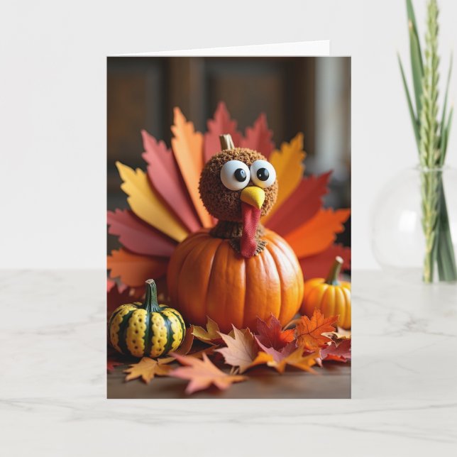 Grateful Gourd Bird Card (Front)