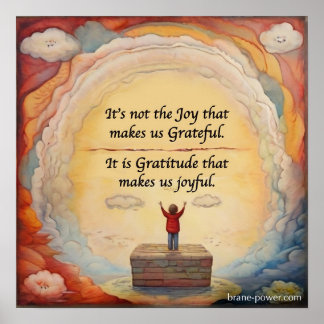 Grateful Gratitude Poster
