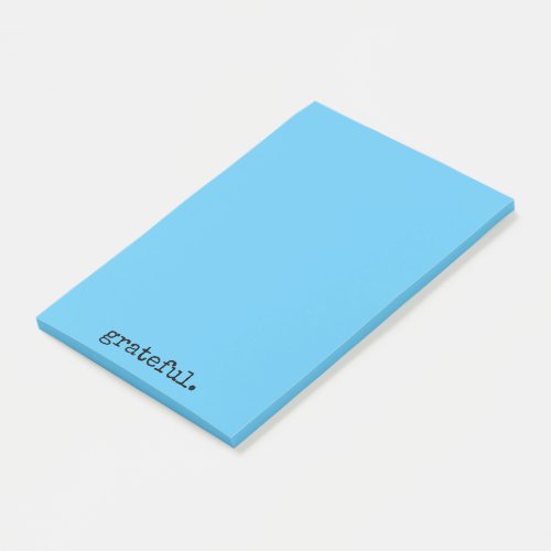 grateful gratitude typography blue post_it notes