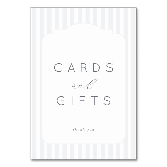 Grateful Gray Minimalist Thank You Card (Front)