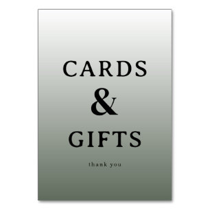 Grateful Gray Minimalist Thank You Card