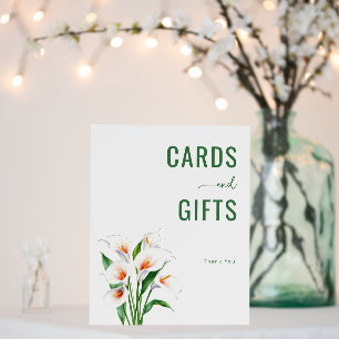 Grateful Green Botanical Calla Lilies Foam Board