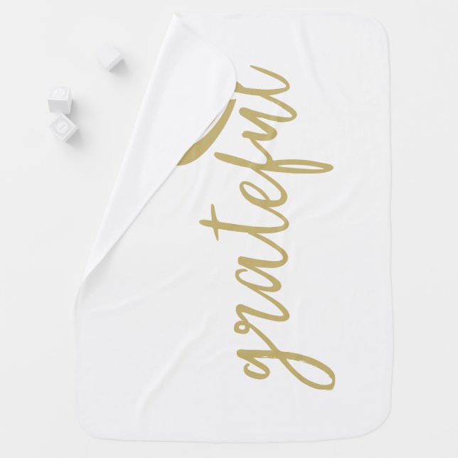 grateful heart baby blanket (In Situ)