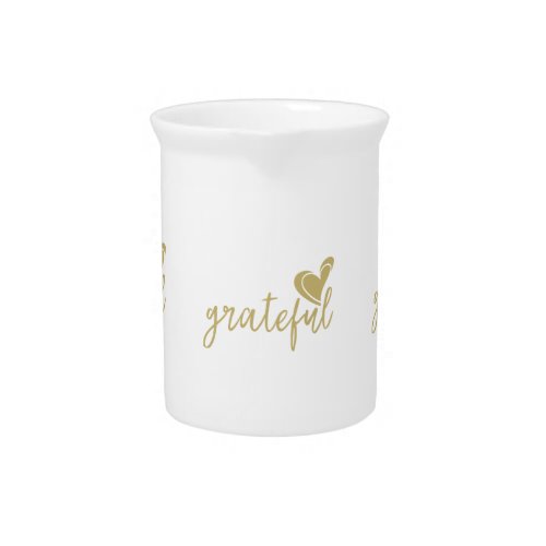 grateful heart beverage pitcher