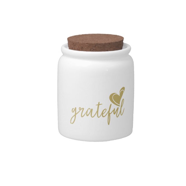 grateful heart candy jar (Front)