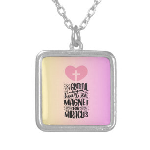 Grateful Heart Pendant Necklace A grateful heart