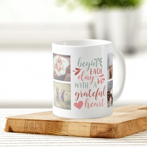 Grateful Heart Photo Mug