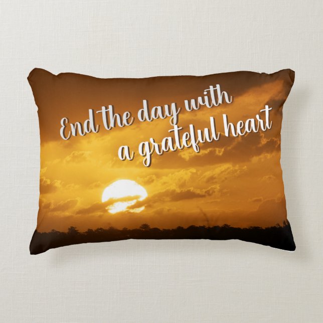 Grateful Heart Pillow (Front)
