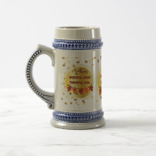 Grateful Heart Thankful Soul Beer Stein