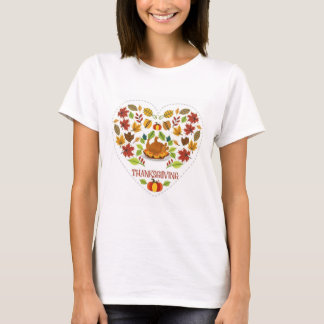 Grateful Heart thanksgiving, Full Plate T-Shirt
