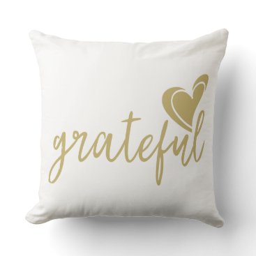 grateful heart throw pillow