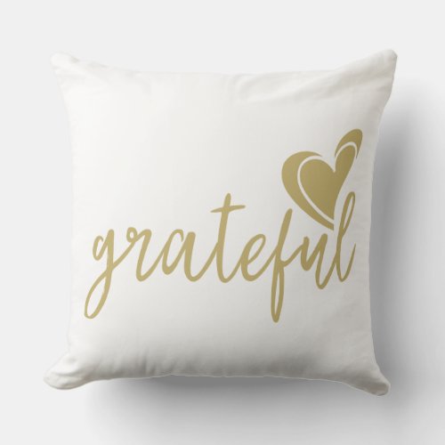 grateful heart throw pillow