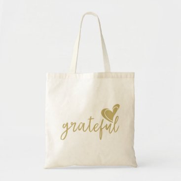 grateful heart tote bag