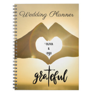 GRATEFUL HEART WEDDING NOTEBOOK PLANNER