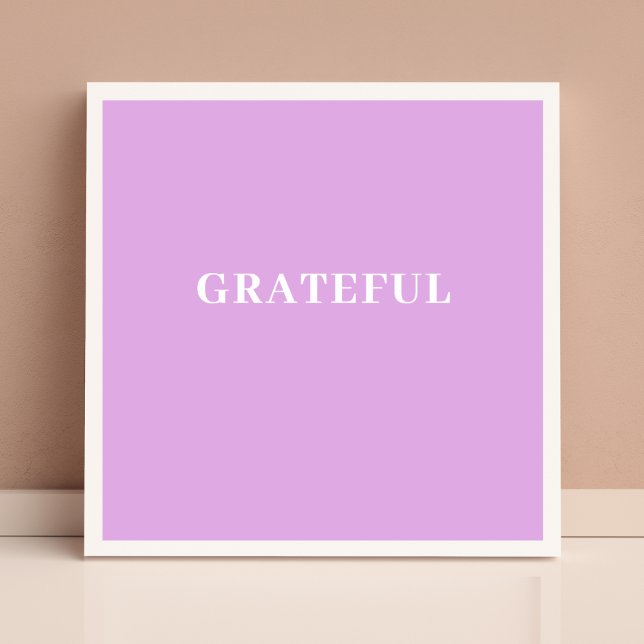 Grateful Inspirational Modern Minimalist Poster (Creator Uploaded)