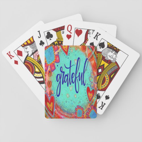 Grateful Inspirivity Poker Cards