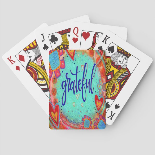 “Grateful” Inspirivity Poker Cards (Back)