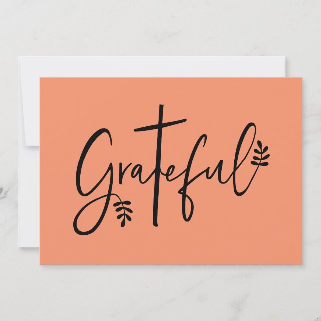 Grateful Invitation (Front)