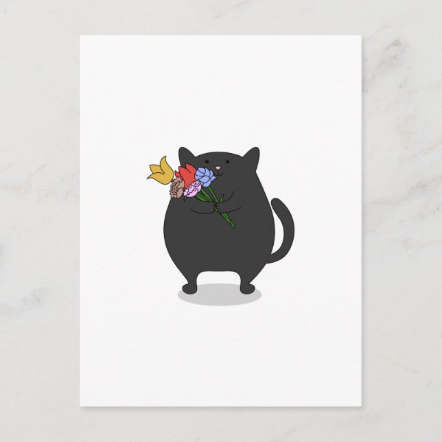 Grateful Kitty Postcard (Front)