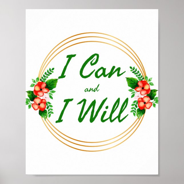 Grateful Motivation words for work Poster (Front)