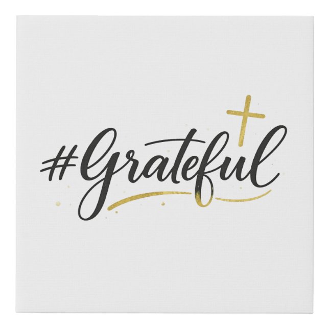 Grateful on Canvas (Front)