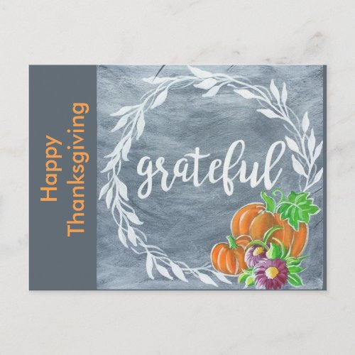 Grateful postcard