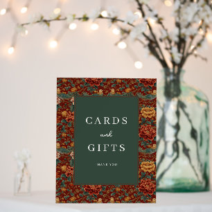 Grateful Red Floral Avian Foam Board