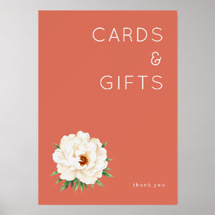 Grateful Salmon Pink Botanical Peony Holder