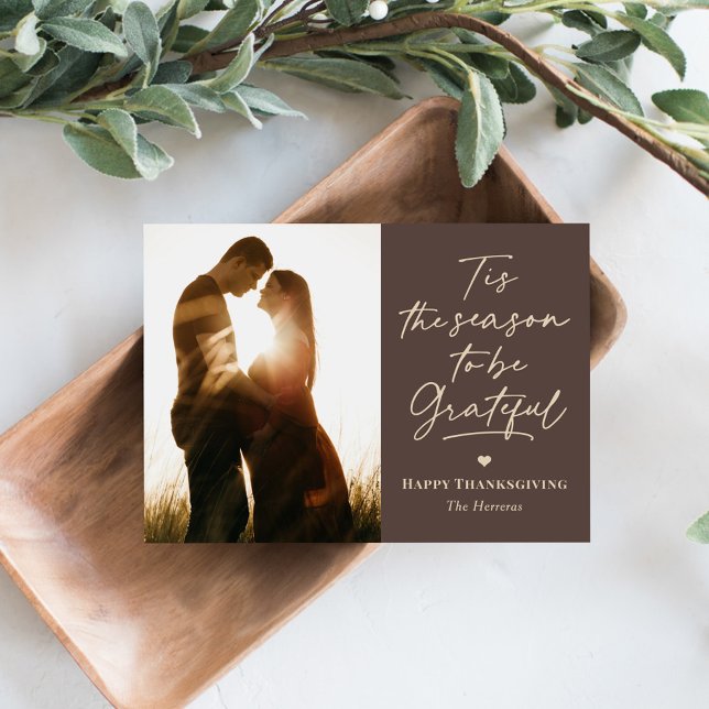 Grateful Season Thanksgiving Photo Cards (Creator Uploaded)