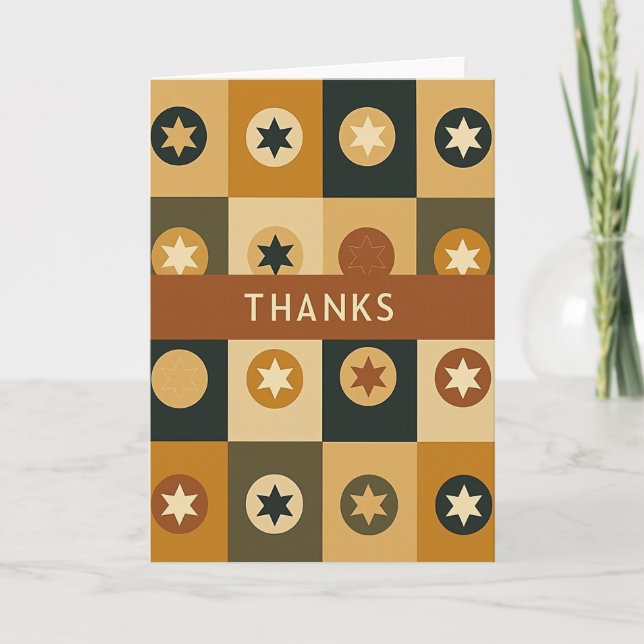Grateful Stars Pattern Card (Front)