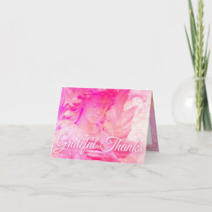 Grateful Thanks Angel notecard w/colorful interior