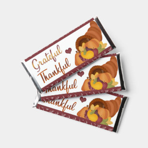 Grateful Thanksgiving Candy Bar Wrapper Favors